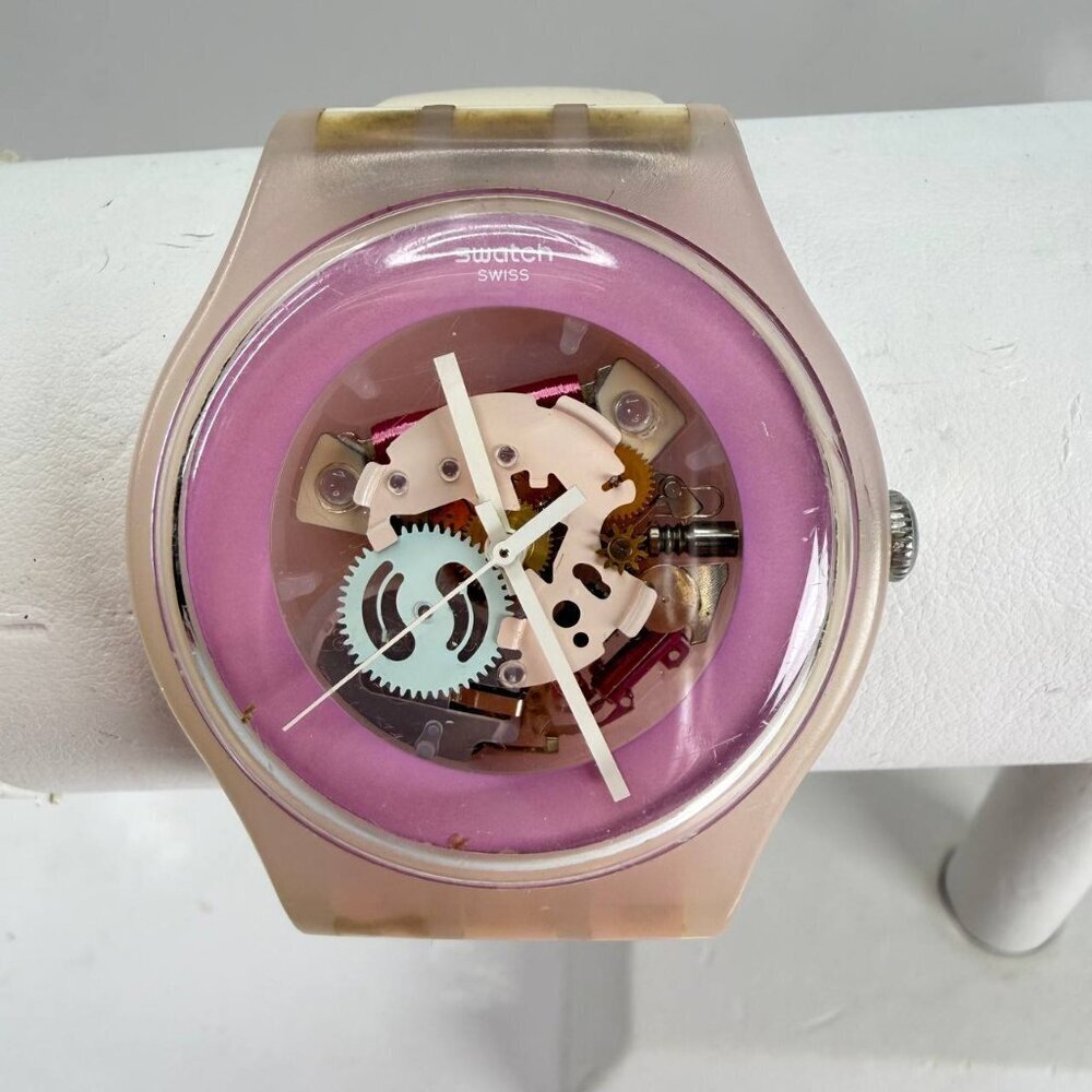 Swatch Swiss – Skeleton Dial Pink Model (Swiss Made) - Picture 3 of 15